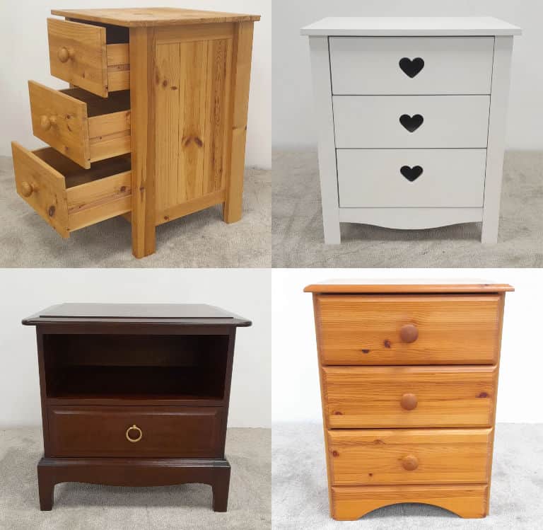 Instant Neighbour - a selection of bedside cabinets from our Shopify online store